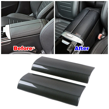 Carbon Fiber Center Console Trim for Mercedes-Benz W206 2022–2024