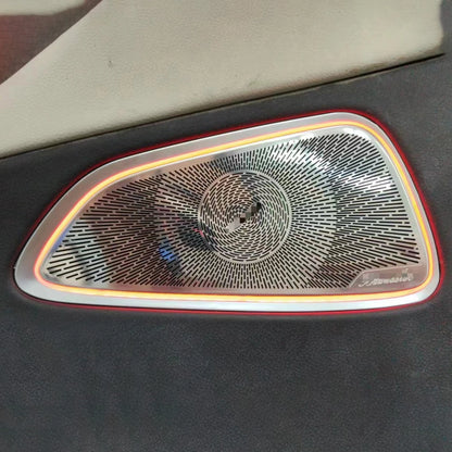 64-Color LED Ambient Light Front & Rear Doors Speaker Cover for Mercedes-Benz E-Class W214