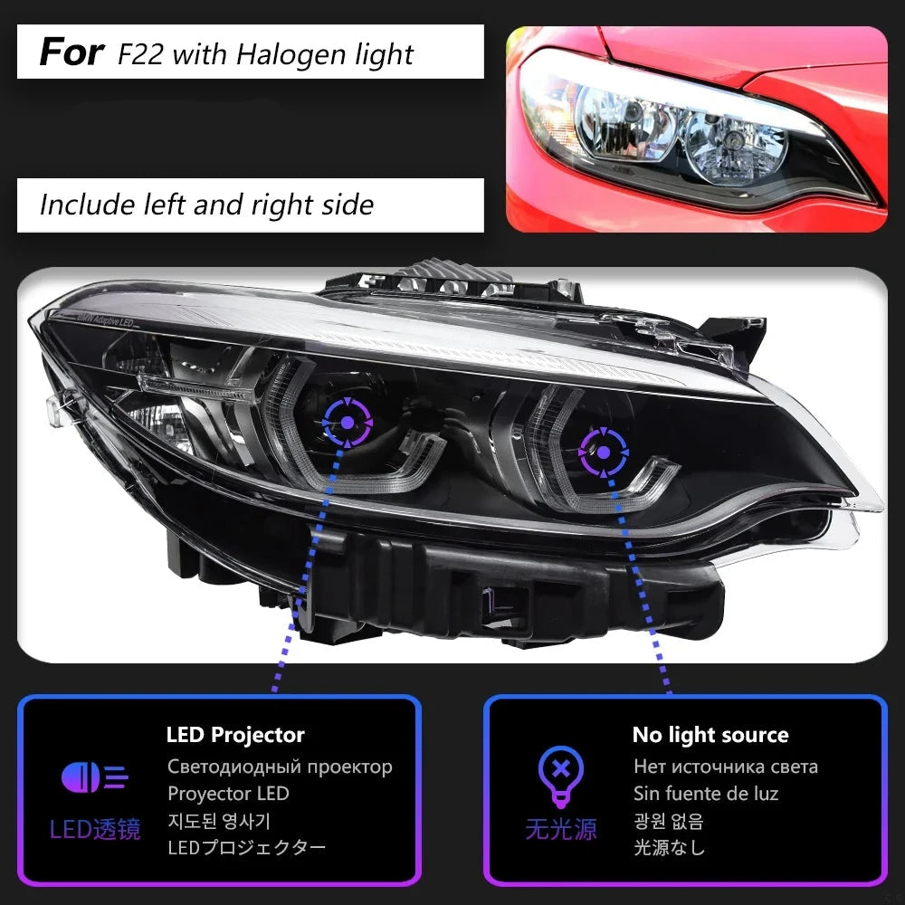 LED Headlight Assembly for BMW F22 F87