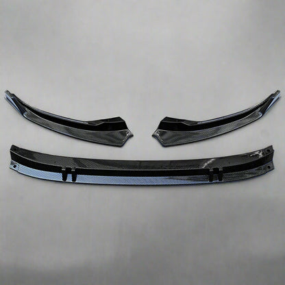 3PCS Front Lip for Audi 8Y S-Line/S3 (2020–Present) | Gloss Black & Carbon Look