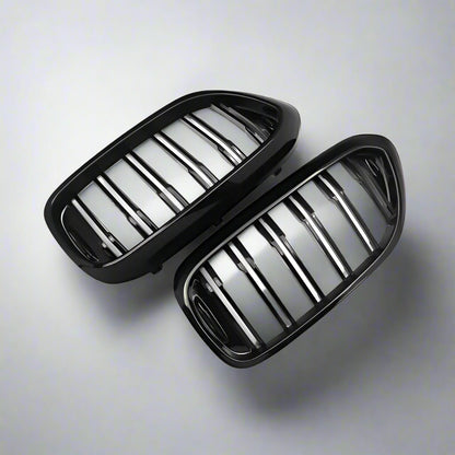 Double Slat Front Kidney Grill For BMW 5 Series G30 G31 (2017-2019)