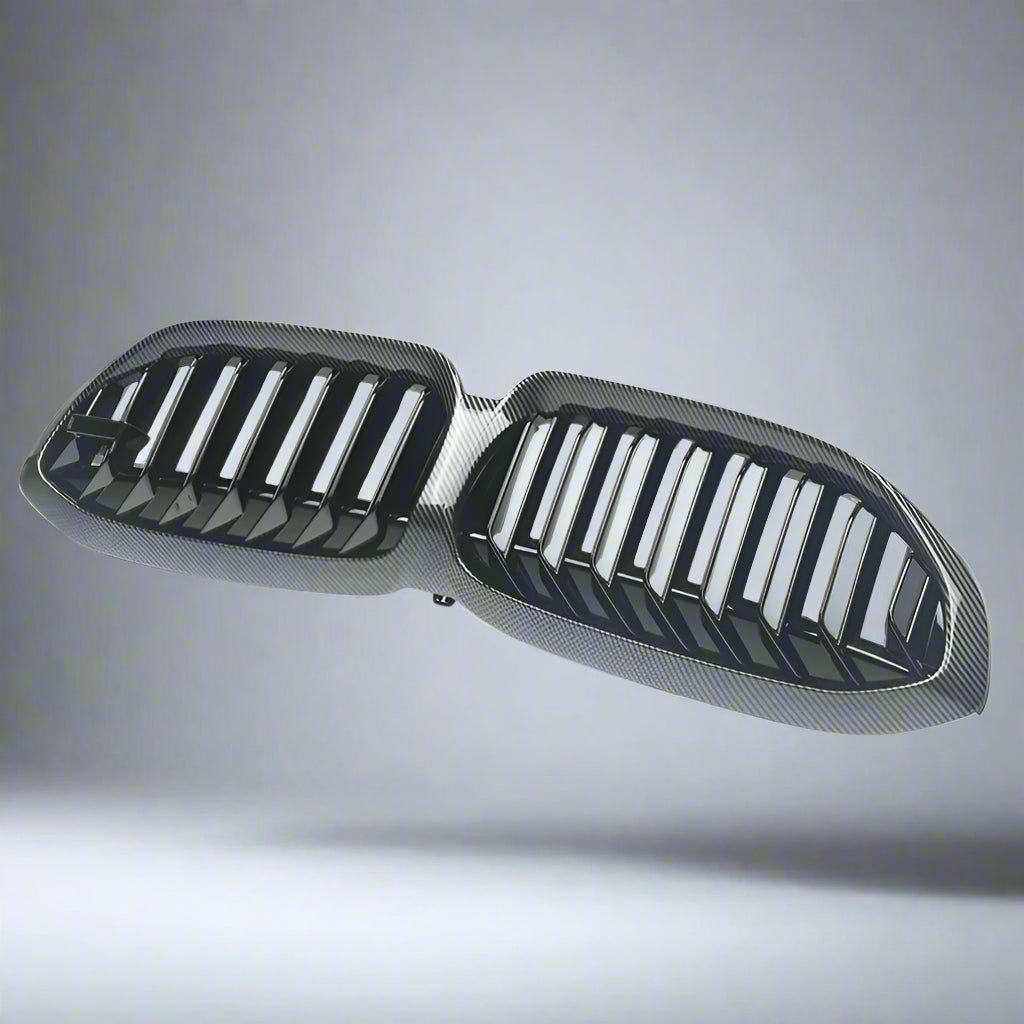 M5 STYLE Front Grille for BMW G20 G21 3 SERIES 2019+ | Carbon & Gloss Black