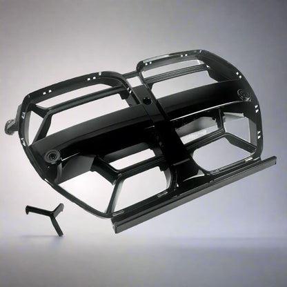 CSL Style Front Kidney Grille For BMW G80 M3 & G82 M4 2020+ | Gloss Black
