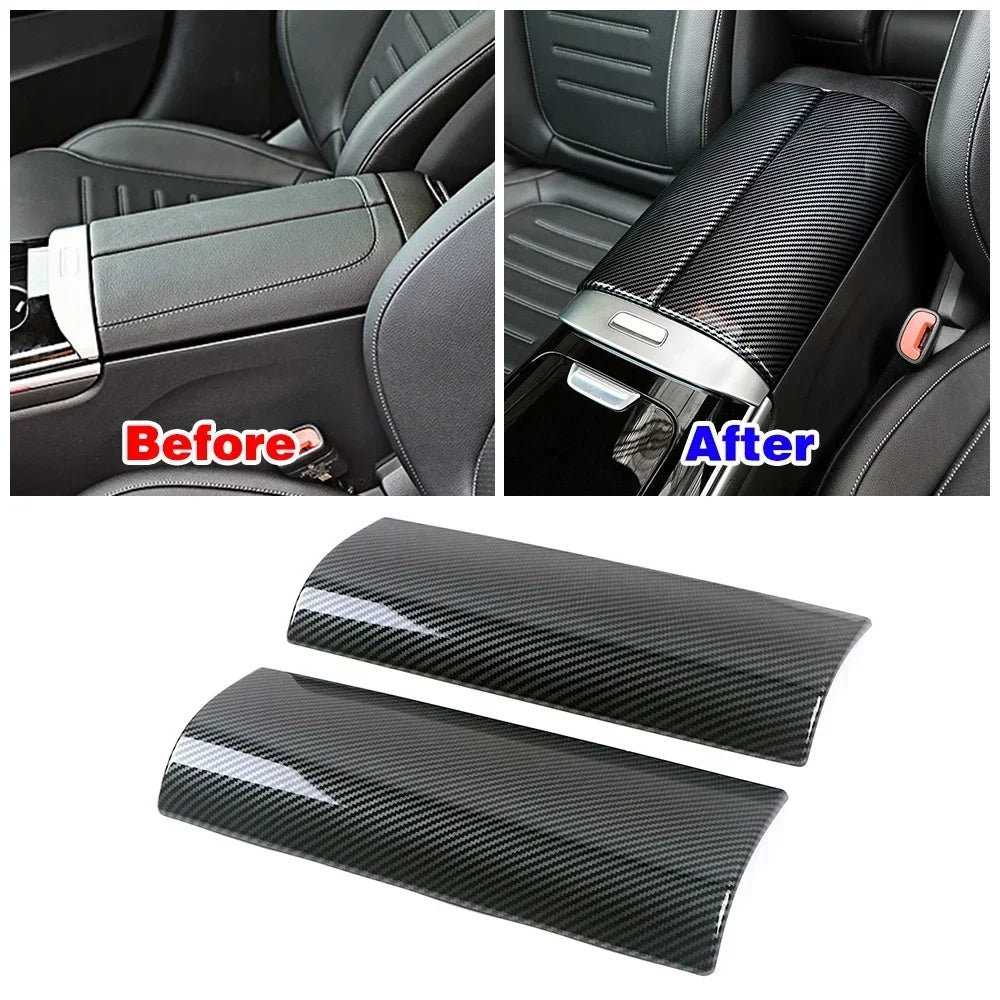 Carbon Fiber Center Console Trim for Mercedes-Benz W206 2022–2024
