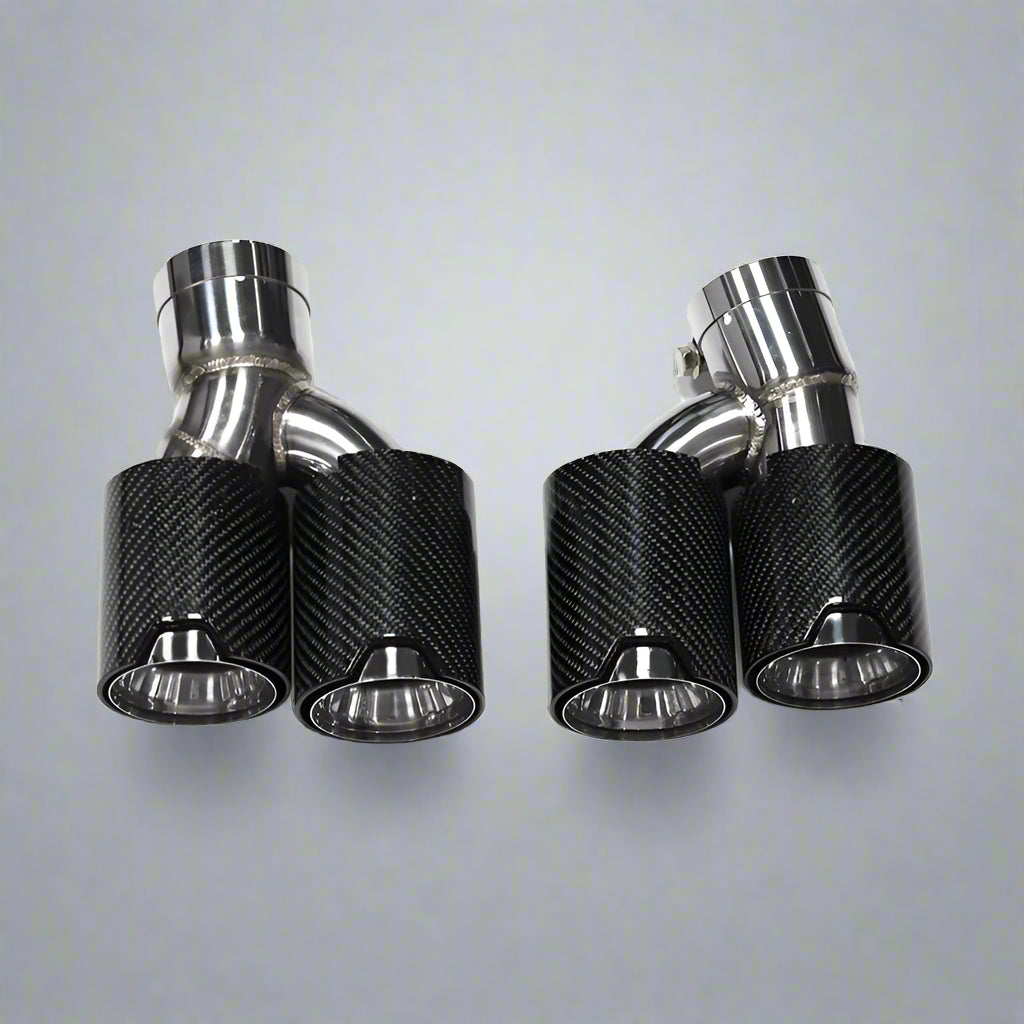 Carbon Fiber Quad Exhaust Tip Conversion For BMW G30/G31 2018+
