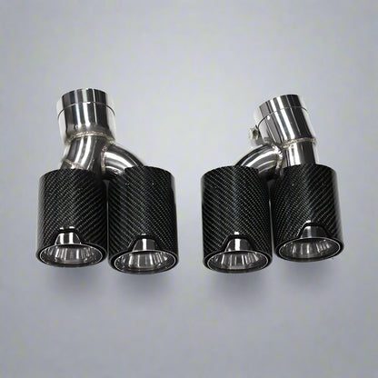 Carbon Fiber Quad Exhaust Tip Conversion For BMW G30/G31 2018+
