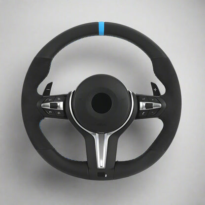 Half Alcantara/Leather M Sport Steering Wheel for BMW F-Chassis & E-Chassis Models