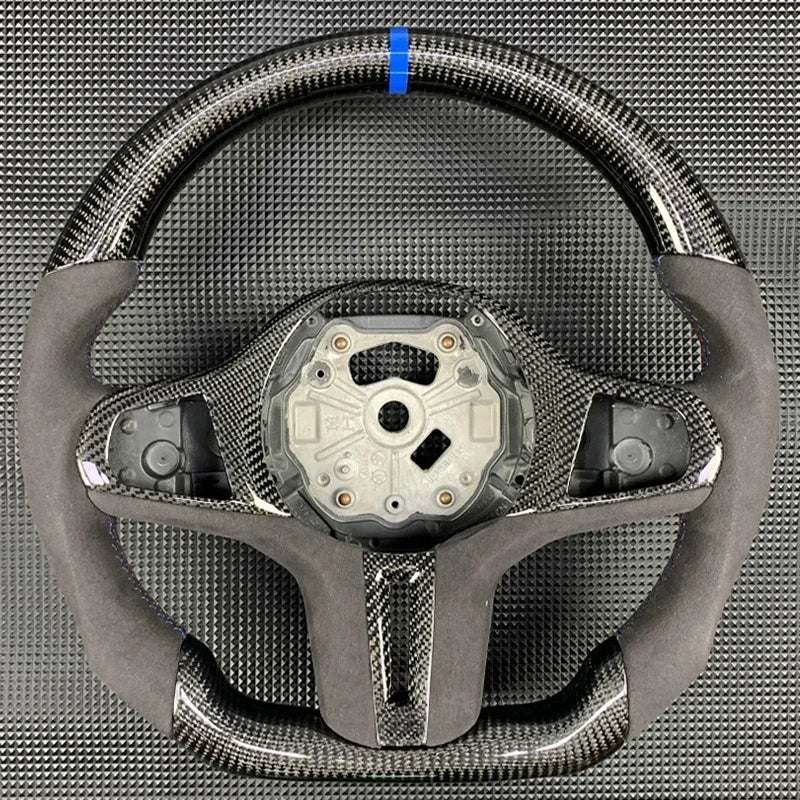 M Sport Carbon Fiber Leather Steering Wheel for BMW G-Chassis