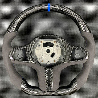 M Sport Carbon Fiber Leather Steering Wheel for BMW G-Chassis