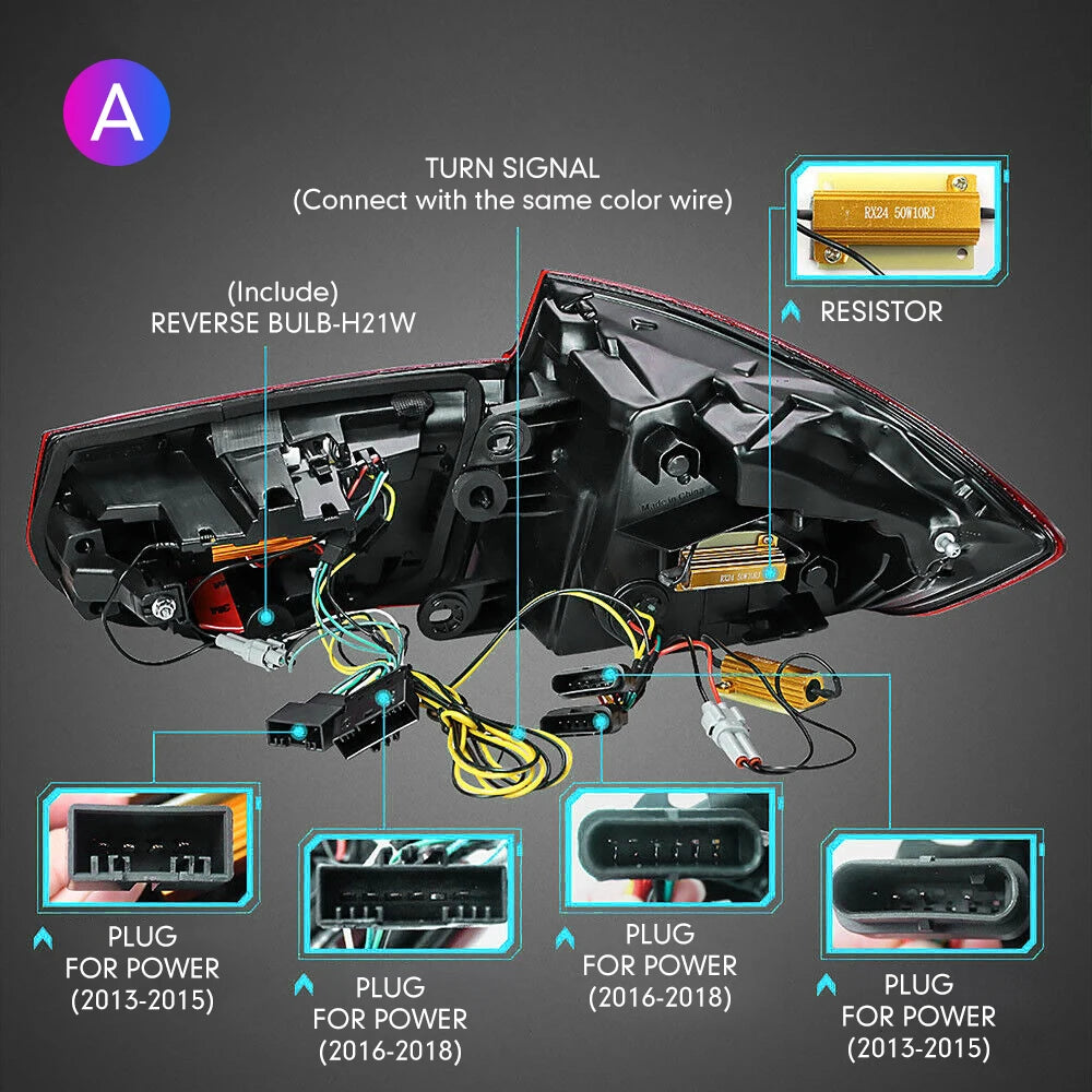 LED Tail Light Assembly Upgrade for BMW 3 Series F35/F30 (2013–2018) | Sequential Turn Signal