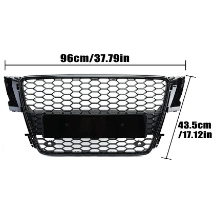 ABS Honeycomb RS Style Front Grille For Audi A4 S4 RS4 A5 RS5 A6 S6 A7 S7 A3 (2008–2022)