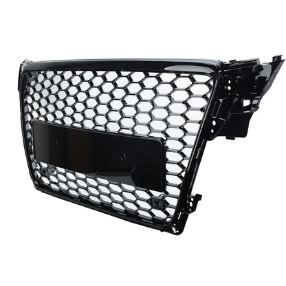 ABS Honeycomb RS Style Front Grille For Audi A4 S4 RS4 A5 RS5 A6 S6 A7 S7 A3 (2008–2022)