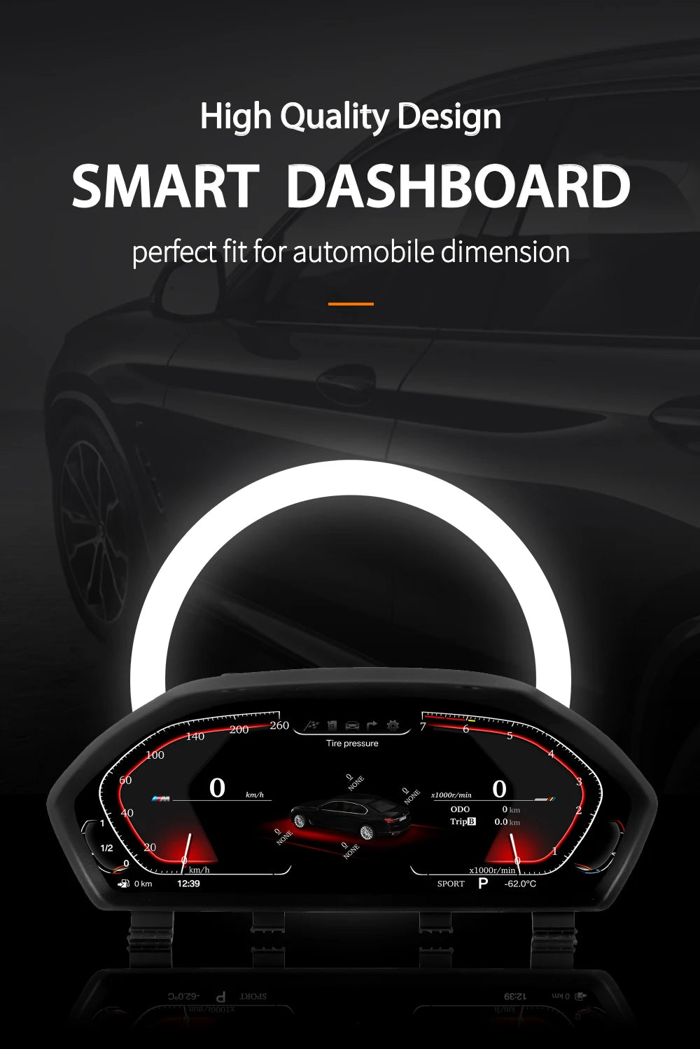 12.3'' Digital Instrument Cluster Dashboard For BMW 3-4 Series | F30 F31 F32 F34 F36