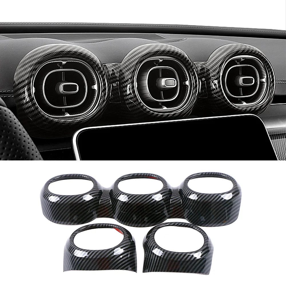 Carbon Fiber Center Console Trim for Mercedes-Benz W206 2022–2024