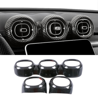 Carbon Fiber Center Console Trim for Mercedes-Benz W206 2022–2024