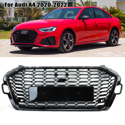 ABS Honeycomb RS Style Front Grille For Audi A4 S4 RS4 A5 RS5 A6 S6 A7 S7 A3 (2008–2022)