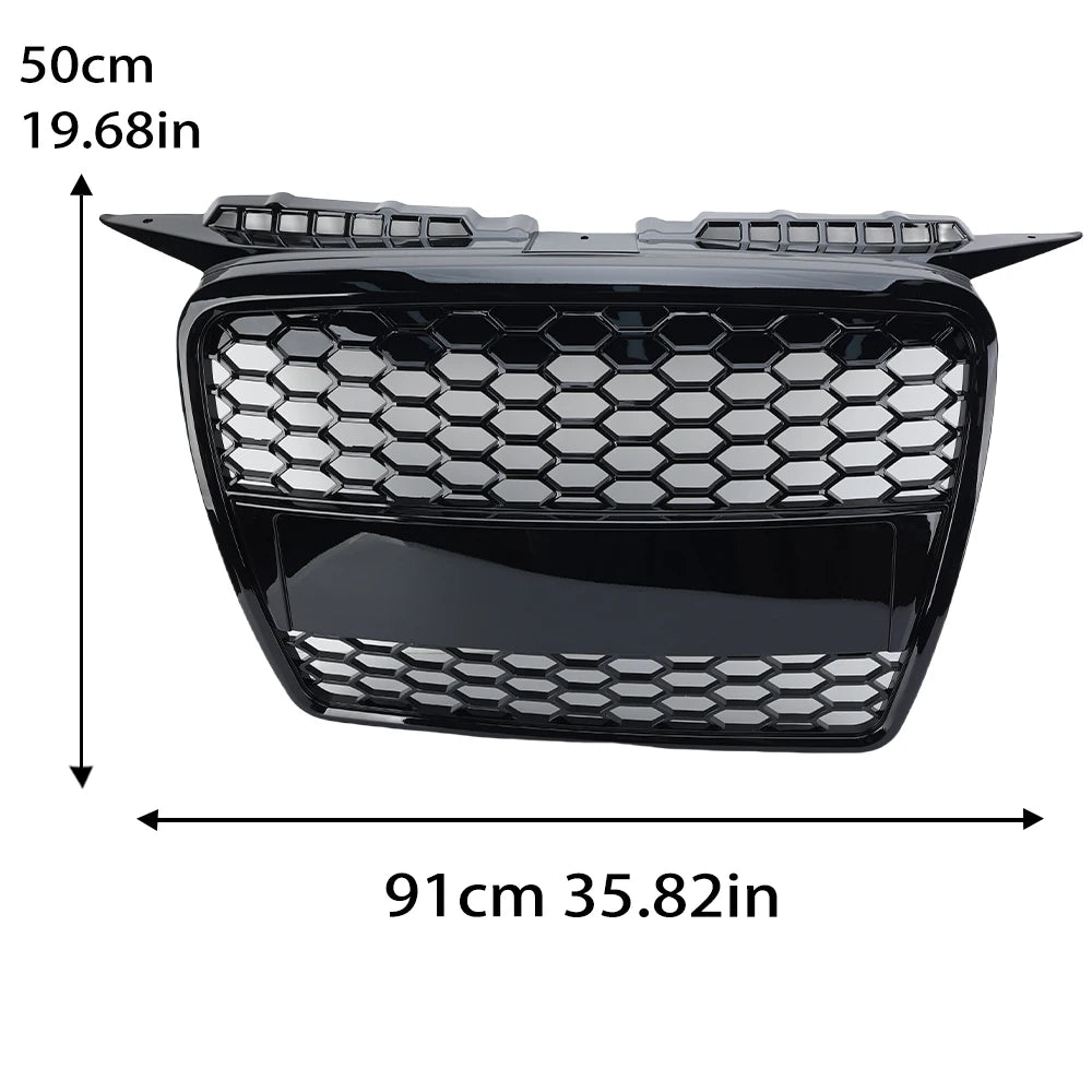 ABS Honeycomb RS Style Front Grille For Audi A4 S4 RS4 A5 RS5 A6 S6 A7 S7 A3 (2008–2022)