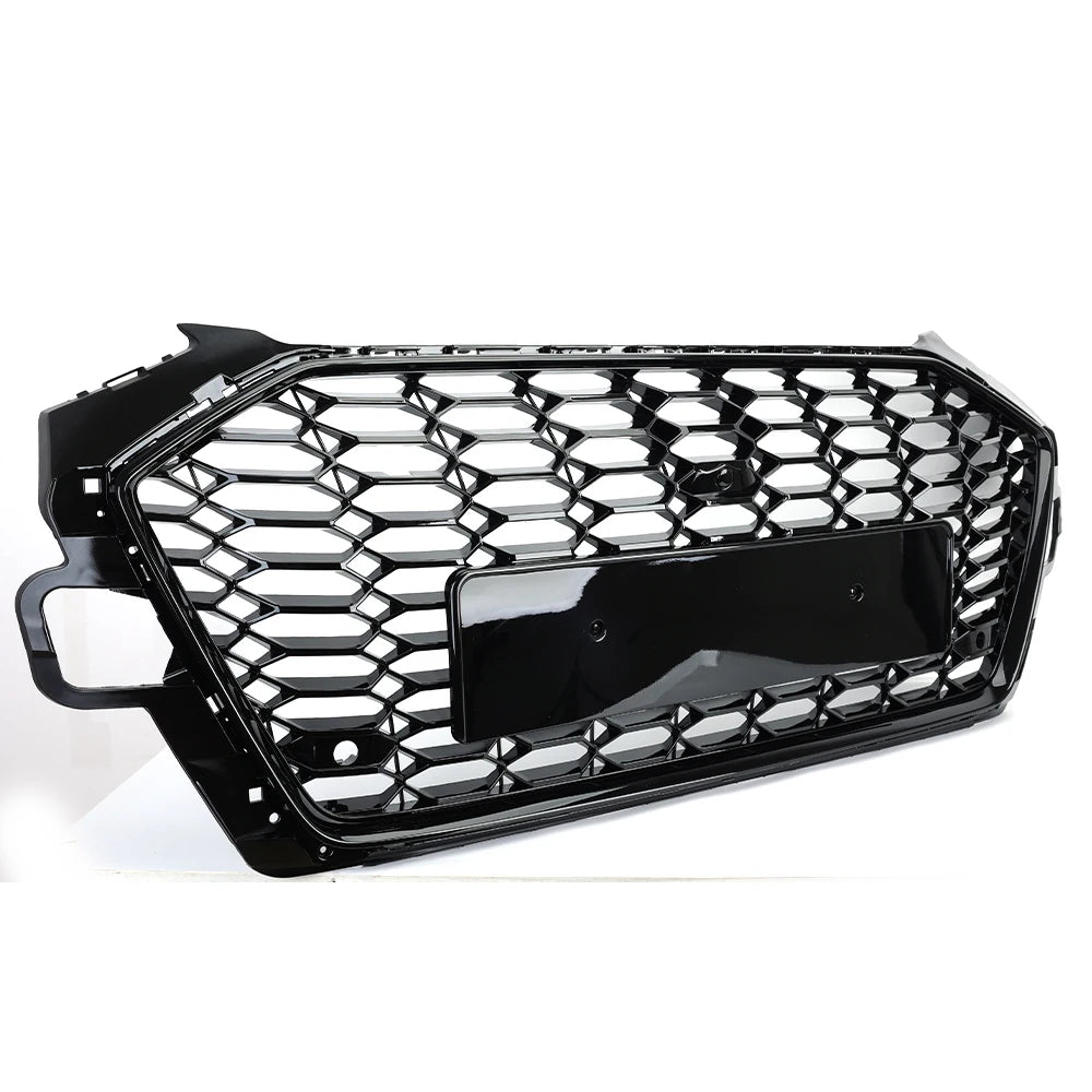 ABS Honeycomb RS Style Front Grille For Audi A4 S4 RS4 A5 RS5 A6 S6 A7 S7 A3 (2008–2022)