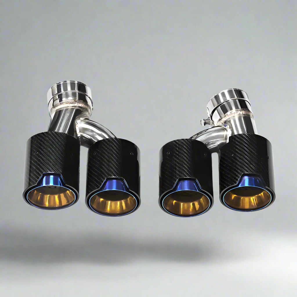 Carbon Fiber Quad Exhaust Tip Conversion For BMW G30/G31 2018+