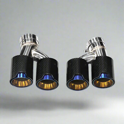 Carbon Fiber Quad Exhaust Tip Conversion For BMW G30/G31 2018+
