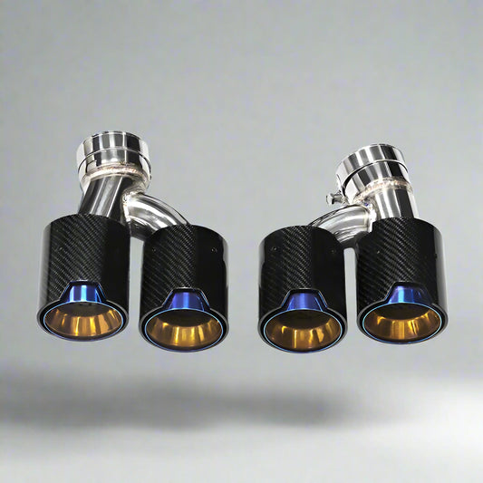Carbon Fiber Quad Exhaust Tip Conversion For BMW G30/G31 2018+