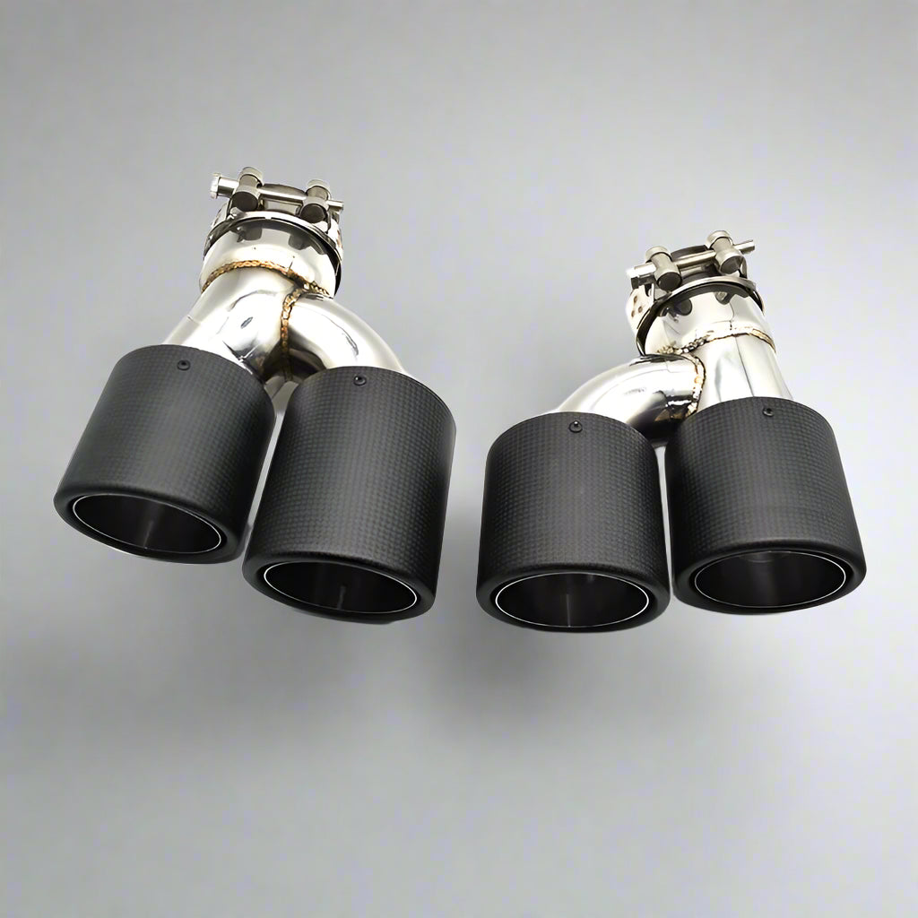 Carbon Fiber Quad Exhaust Tip Conversion For BMW G30/G31 2018+