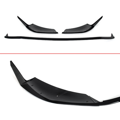 C43 Style Front Lip/Splitter for Mercedes W206 C43 AMG (22-24) | Gloss Black