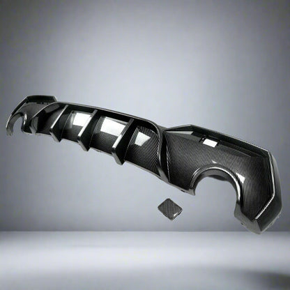 Rear Diffuser Upgrade For BMW G22/G23 4-Series | Carbon Fiber Style