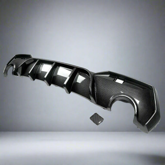 Rear Diffuser Upgrade For BMW G22/G23 4-Series | Carbon Fiber Style