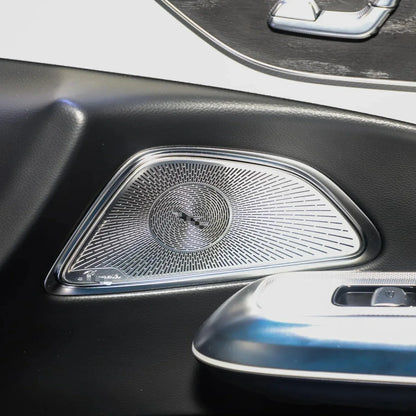 64-Color LED Ambient Light Front & Rear Doors Speaker Cover for Mercedes-Benz E-Class W214