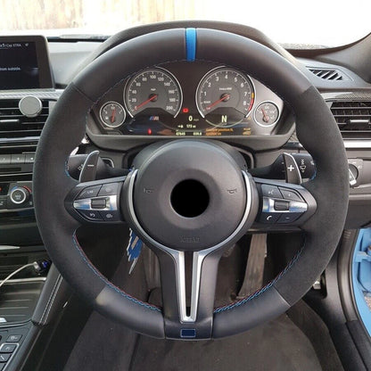 Half Alcantara/Leather M Sport Steering Wheel for BMW F-Chassis & E-Chassis Models
