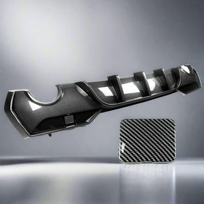 Rear Diffuser Upgrade For BMW G22/G23 4-Series | Carbon Fiber Style