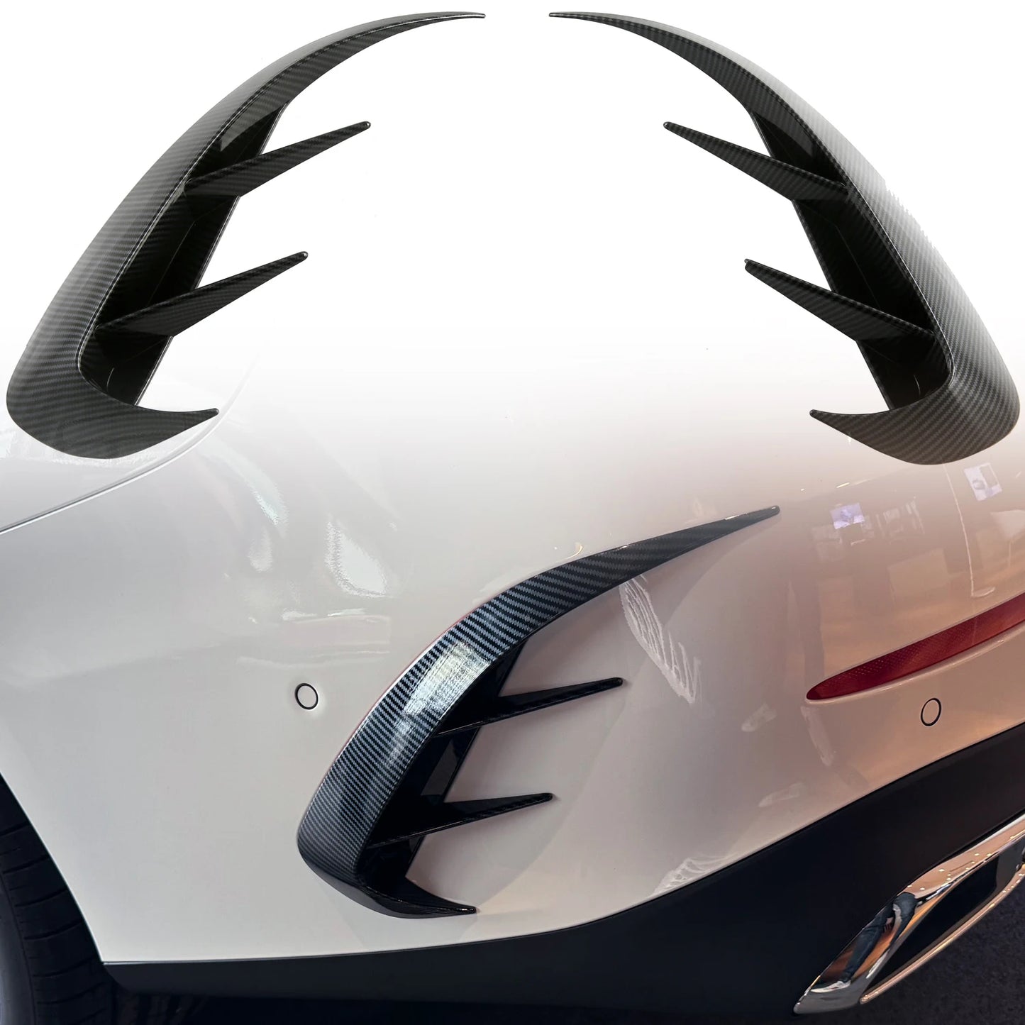 Rear Bumper Canards for Mercedes-Benz E-Class W214 (2024–2025)