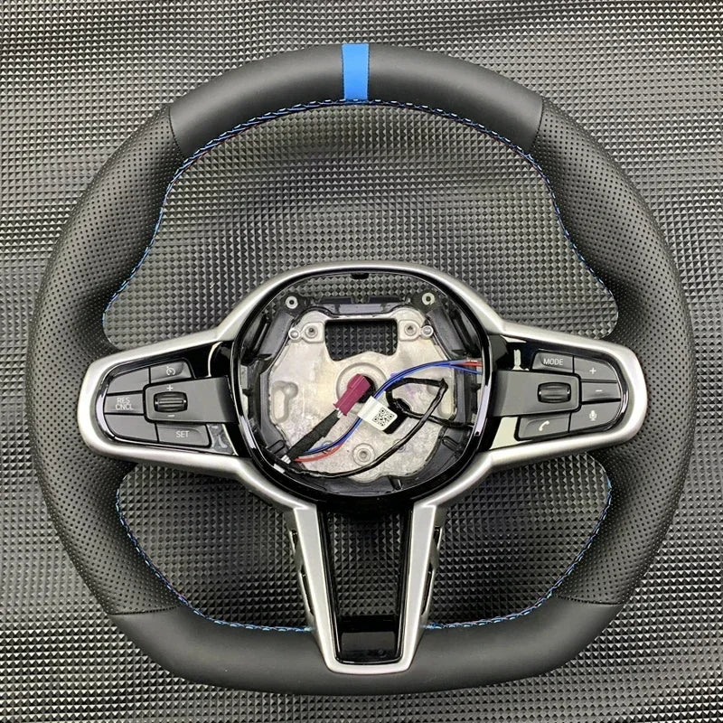Alcantara & Leather CS Style Steering Wheel for BMW G-Chassis