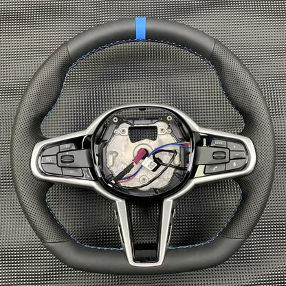 Alcantara & Leather CS Style Steering Wheel for BMW G-Chassis