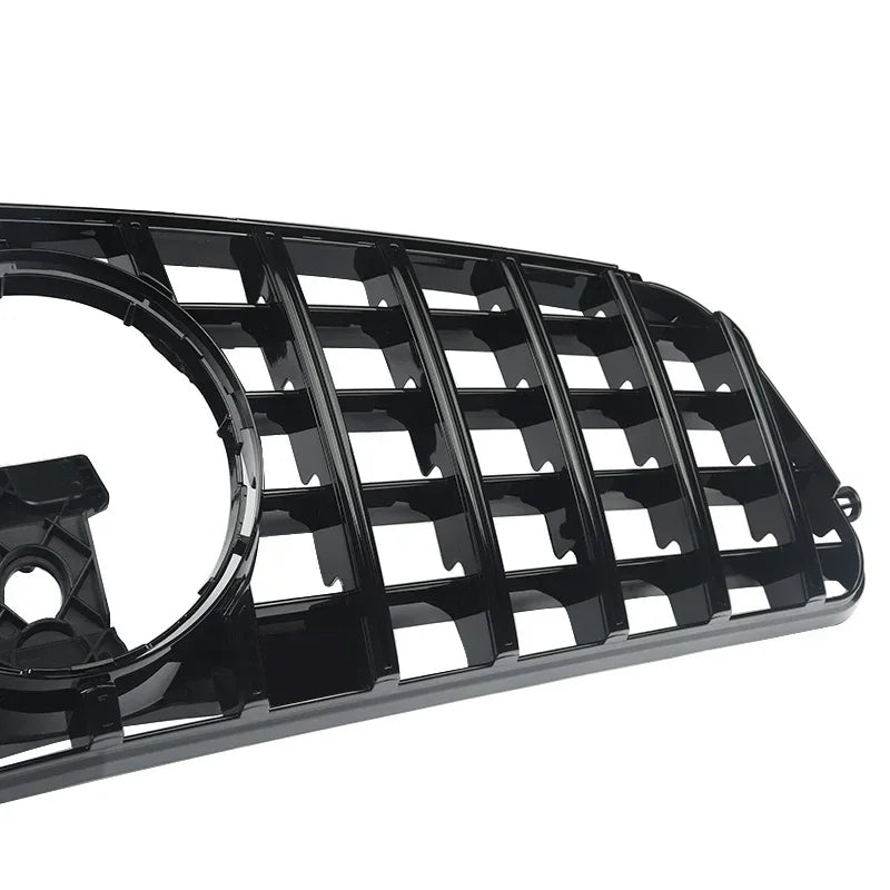 AMG GT-R Style Front Grille for Mercedes W204 C-Class (2008–2014) | Gloss Black