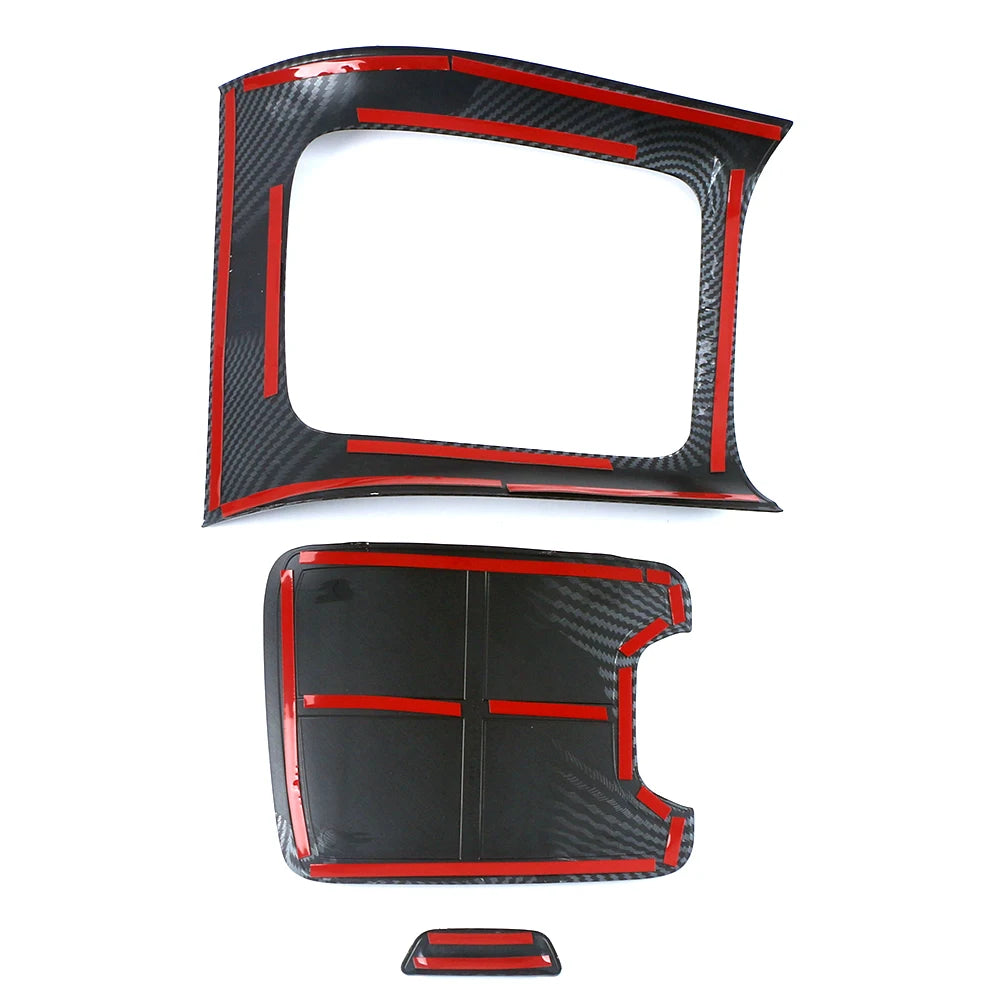 Carbon Fiber Center Console Trim for Mercedes-Benz W206 2022–2024