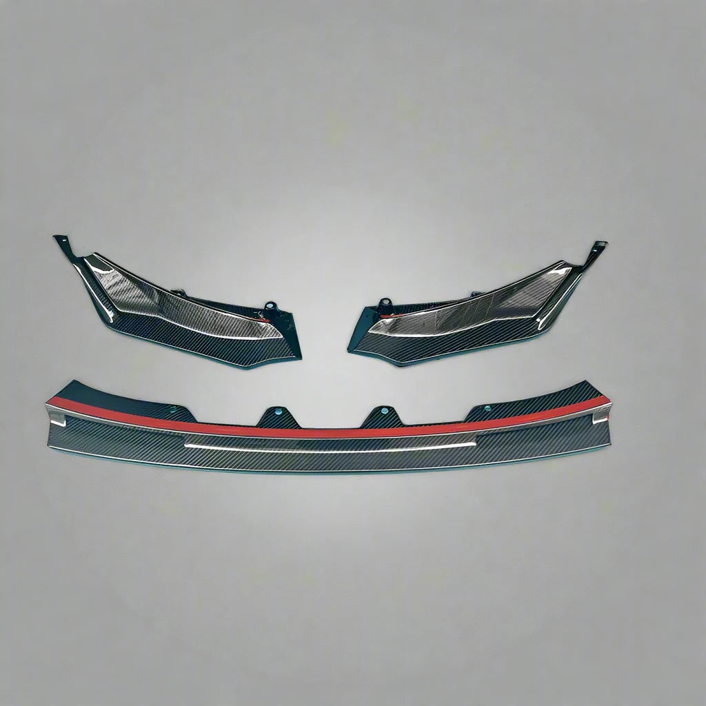 V Style Dry Carbon Fiber Front Lip For BMW M3 G80 & M4 G82 | 3 PCS