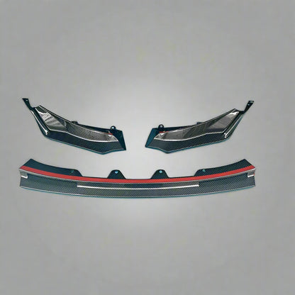 V Style Dry Carbon Fiber Front Lip For BMW M3 G80 & M4 G82 | 3 PCS