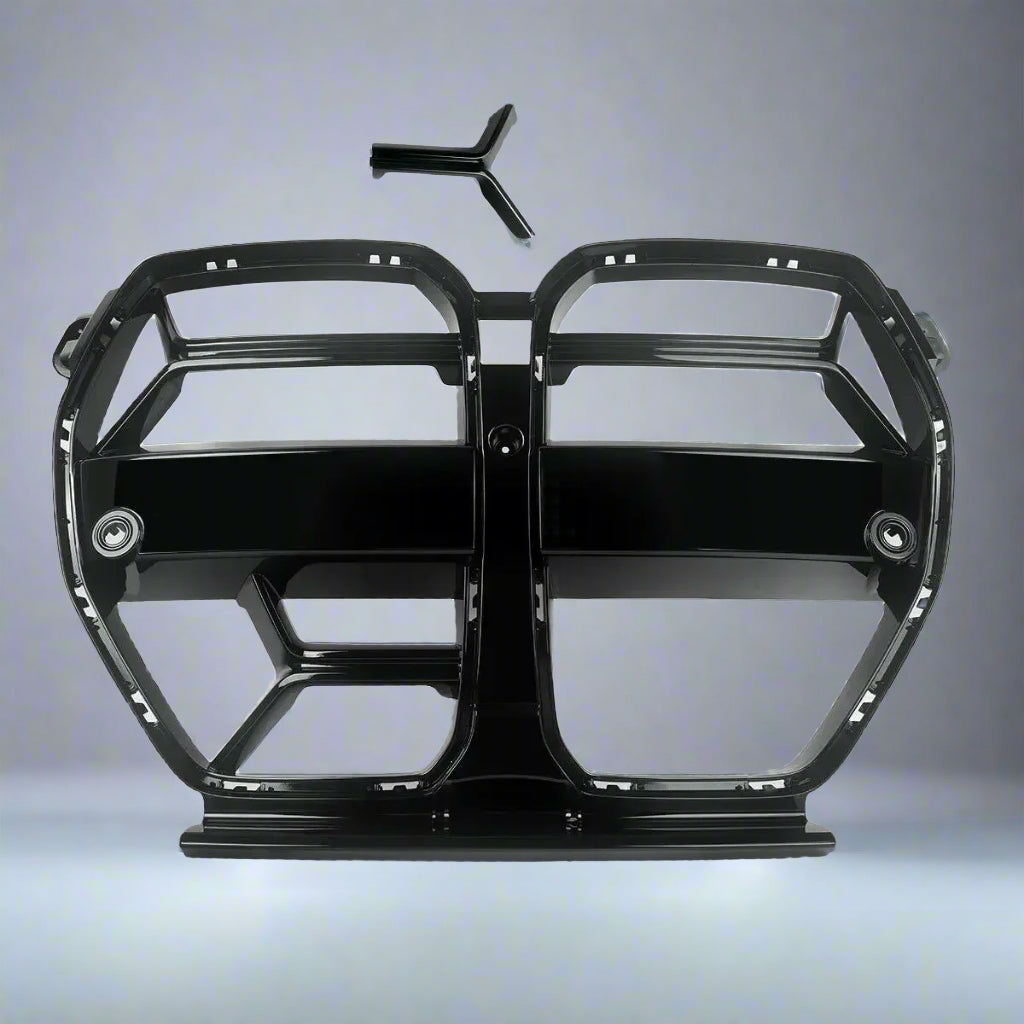 CSL Style Front Kidney Grille For BMW G80 M3 & G82 M4 2020+ | Gloss Black