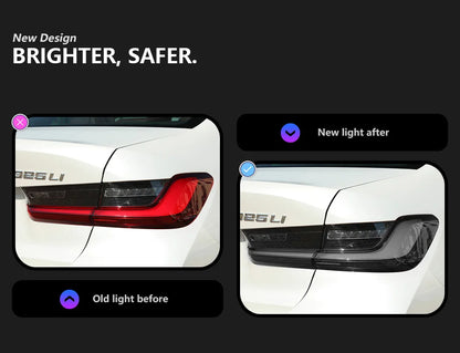 CLEAR LED Tail Lights For BMW 3 Series G20/G80 | OEM Style