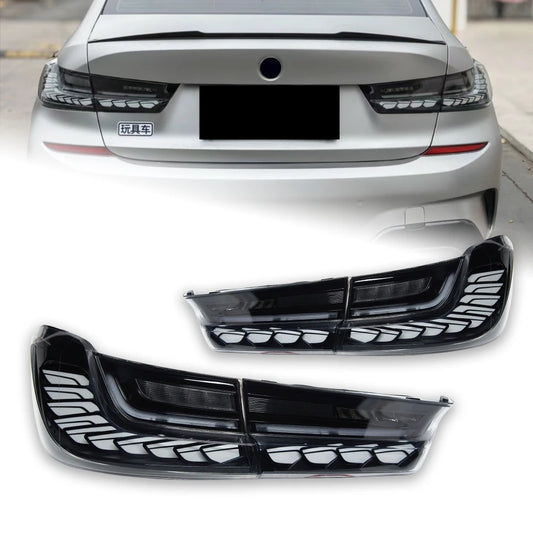 CLEAR LED GTS Tail Light Assembly for BMW G20/G28 (2019–2021) | Dynamic Signal, Animation