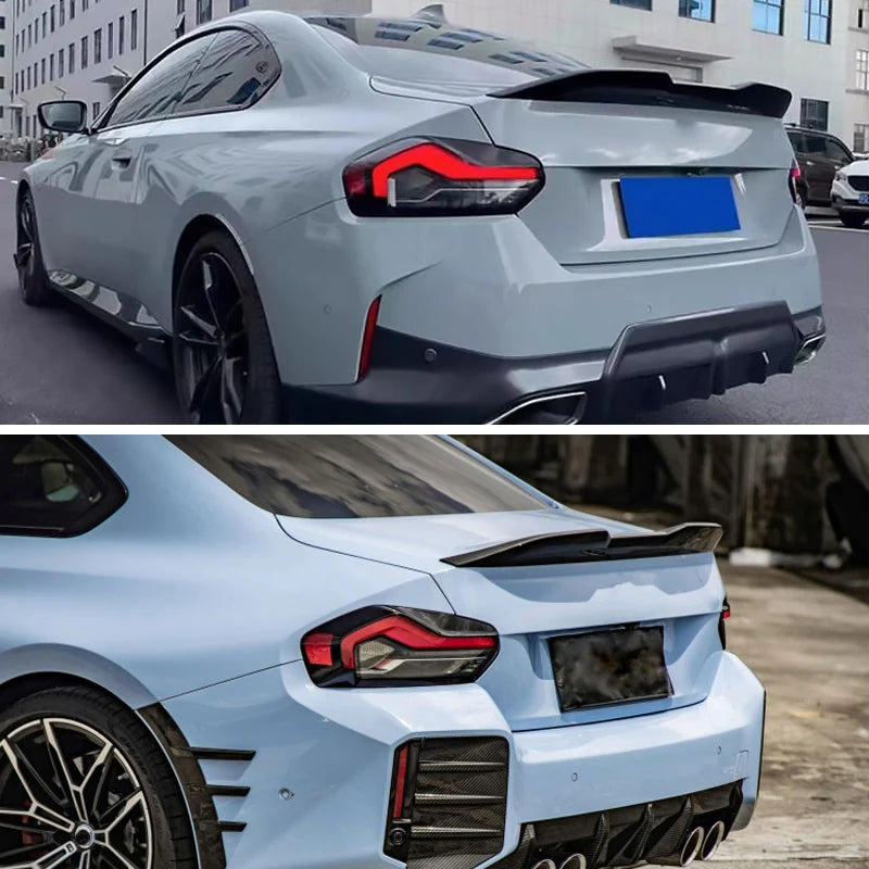 MP Style Rear Trunk Spoiler For BMW G42 230i M240i | Gloss Black