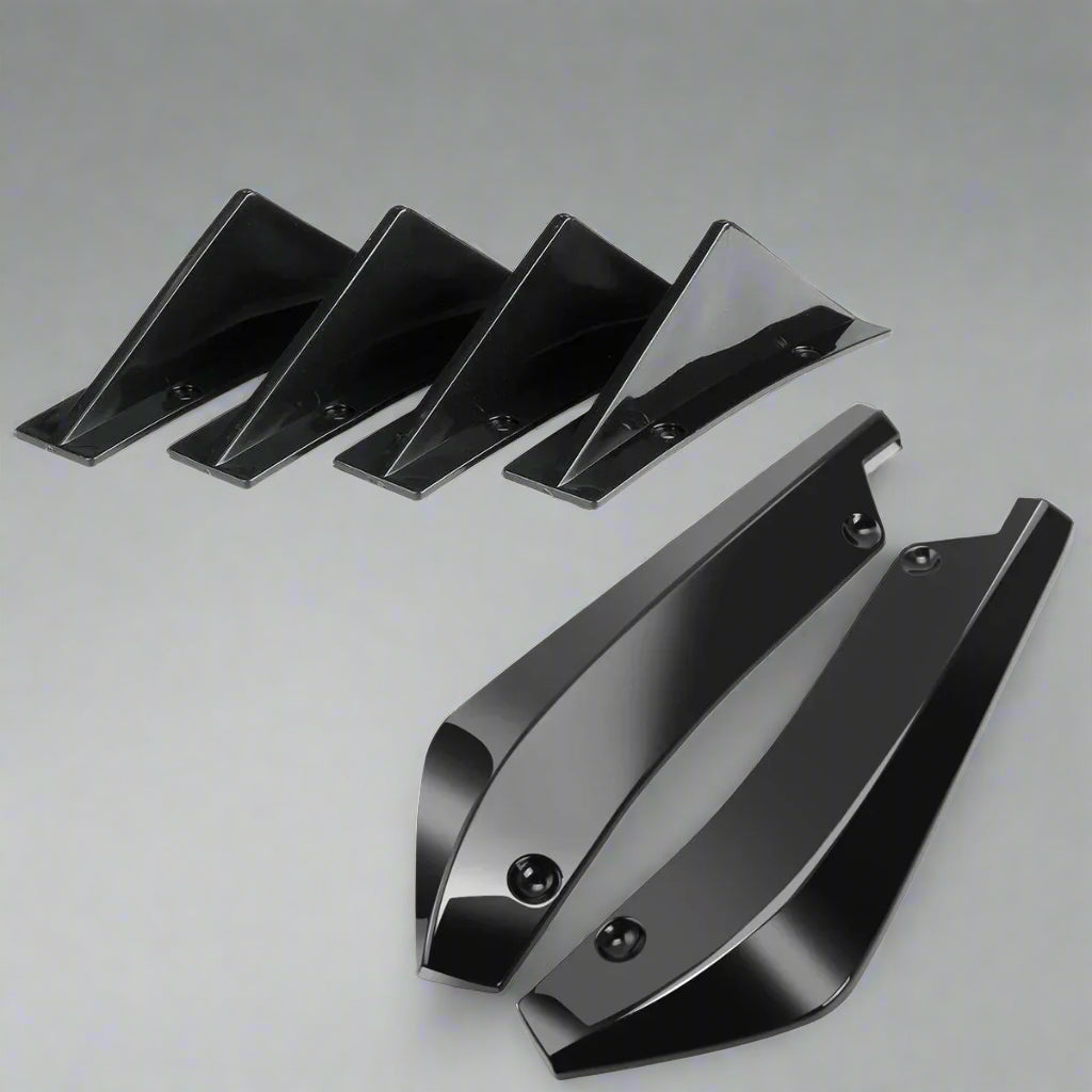 6PCS Shark Fin Diffuser Set for Audi A4 A5 A6