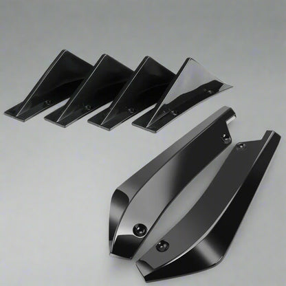 6PCS Shark Fin Diffuser Set for Audi A4 A5 A6