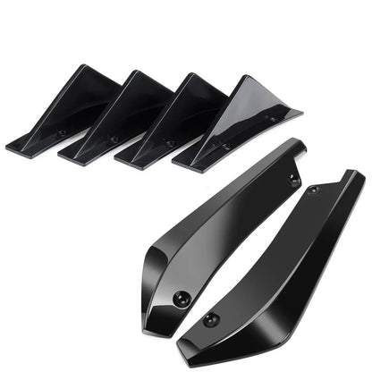 6PCS Shark Fin Diffuser Set for Audi A4 A5 A6