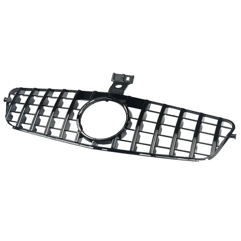 AMG GT-R Style Front Grille for Mercedes W204 C-Class (2008–2014) | Gloss Black