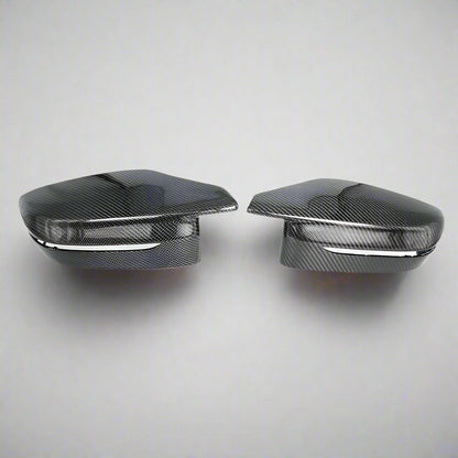 Genuine M4 Style Carbon Fiber Side Mirror Covers for BMW (G20 G22 G23 G26 G30 G11 G12 G14 G15 G16)