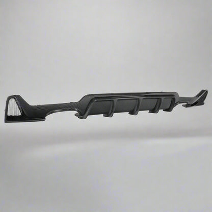 M-Sport Quad Exhaust Rear Diffuser For BMW 4 Series F32 F33 | Carbon Style