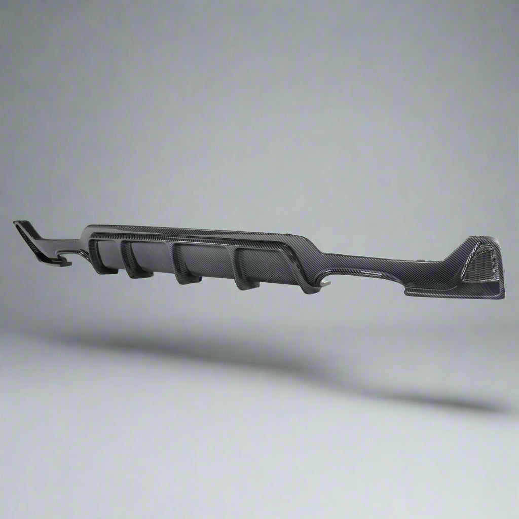 M-Sport Quad Exhaust Rear Diffuser For BMW 4 Series F32 F33 | Carbon Style